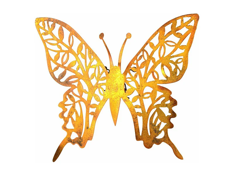 Décoration murale en métal métal argentée 58 x 58 x 50 cm DEC05112