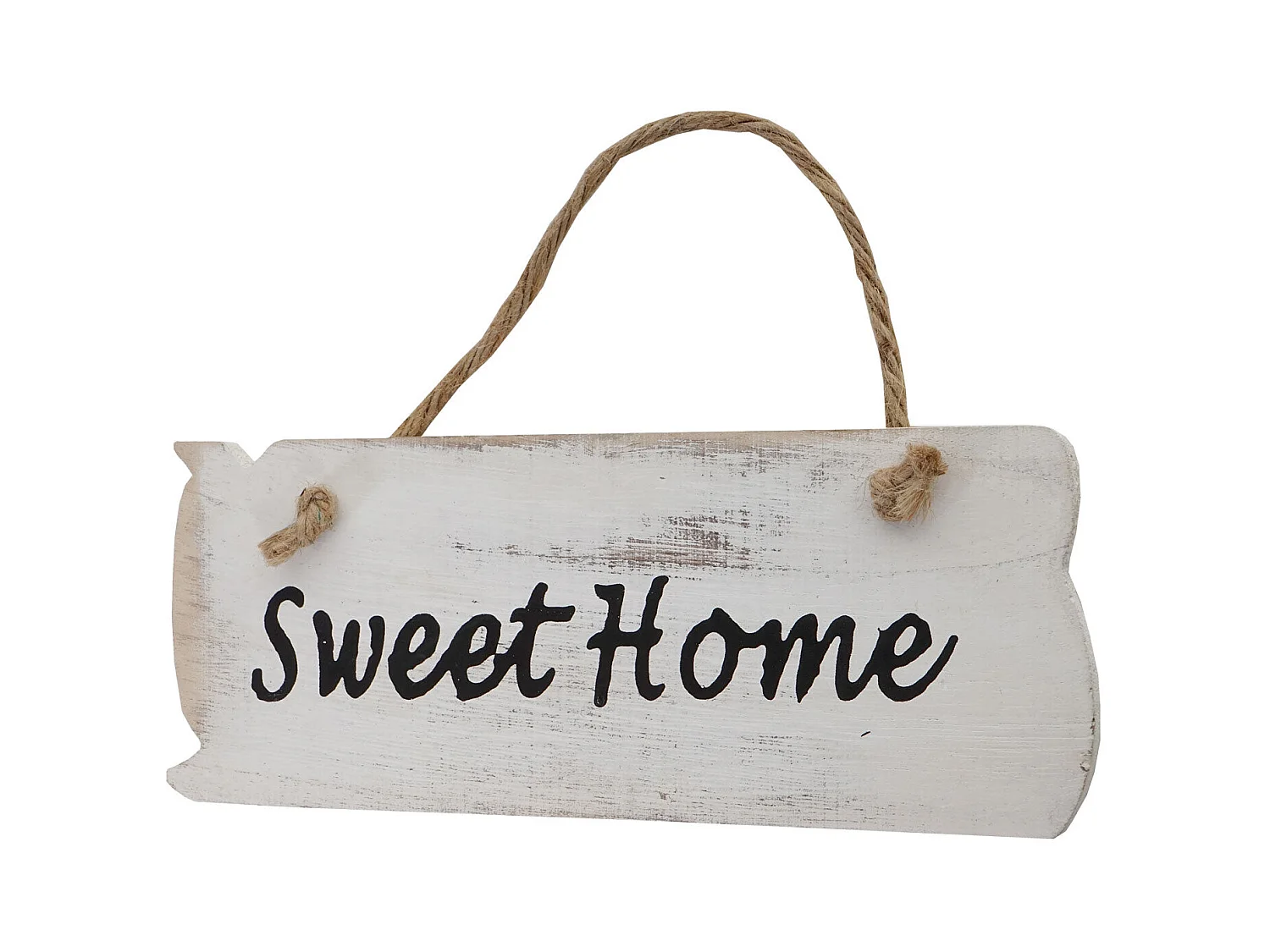 Panneau mural Sweet Home, bois blanche 25 x 1 x 10 cm 04_0003798