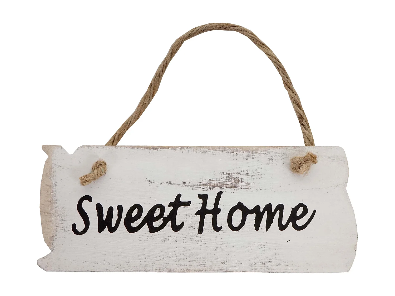 Panneau mural Sweet Home, bois blanche 25 x 1 x 10 cm 04_0003798