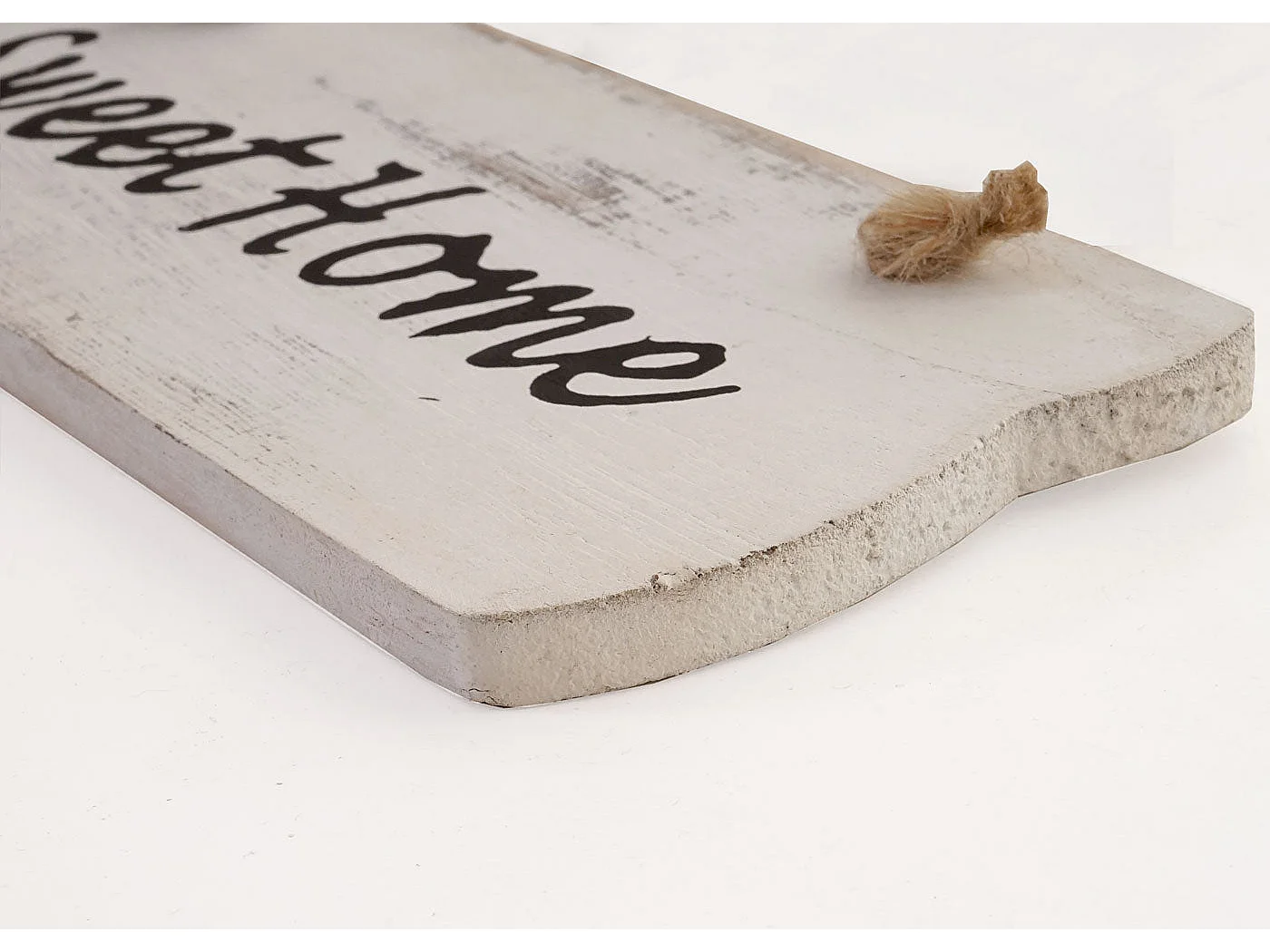 Panneau mural Sweet Home, bois blanche 25 x 1 x 10 cm 04_0003798