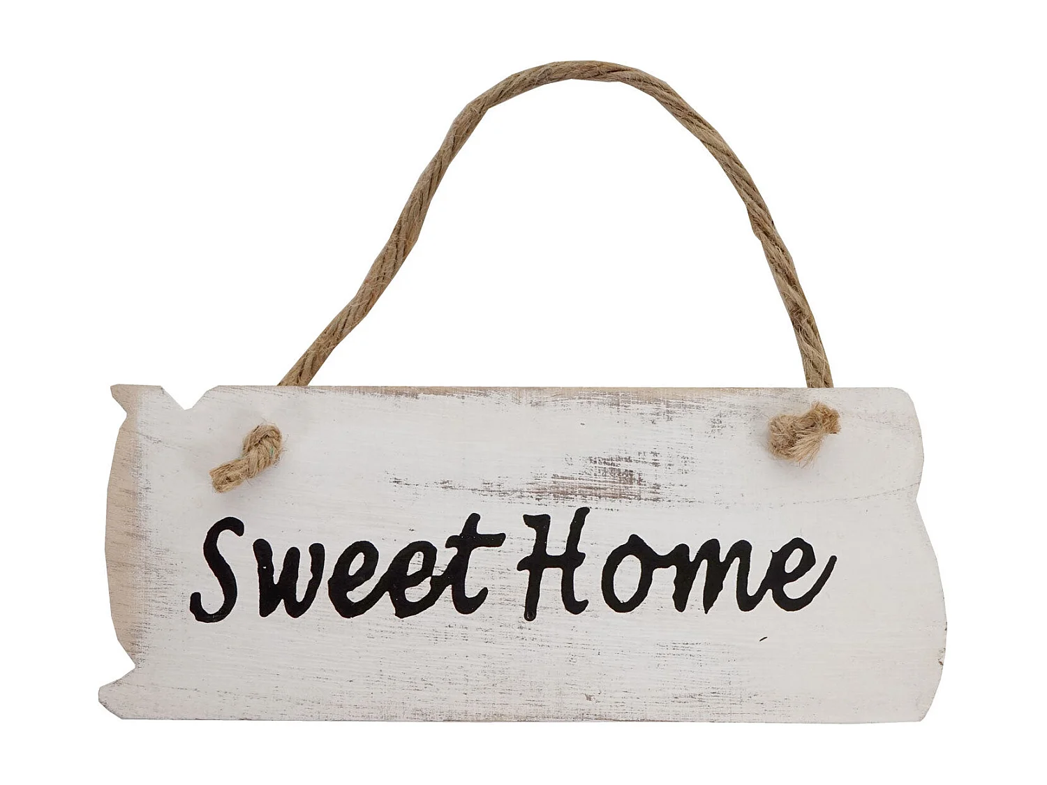 Panneau mural Sweet Home, bois blanche 25 x 1 x 10 cm 04_0003798