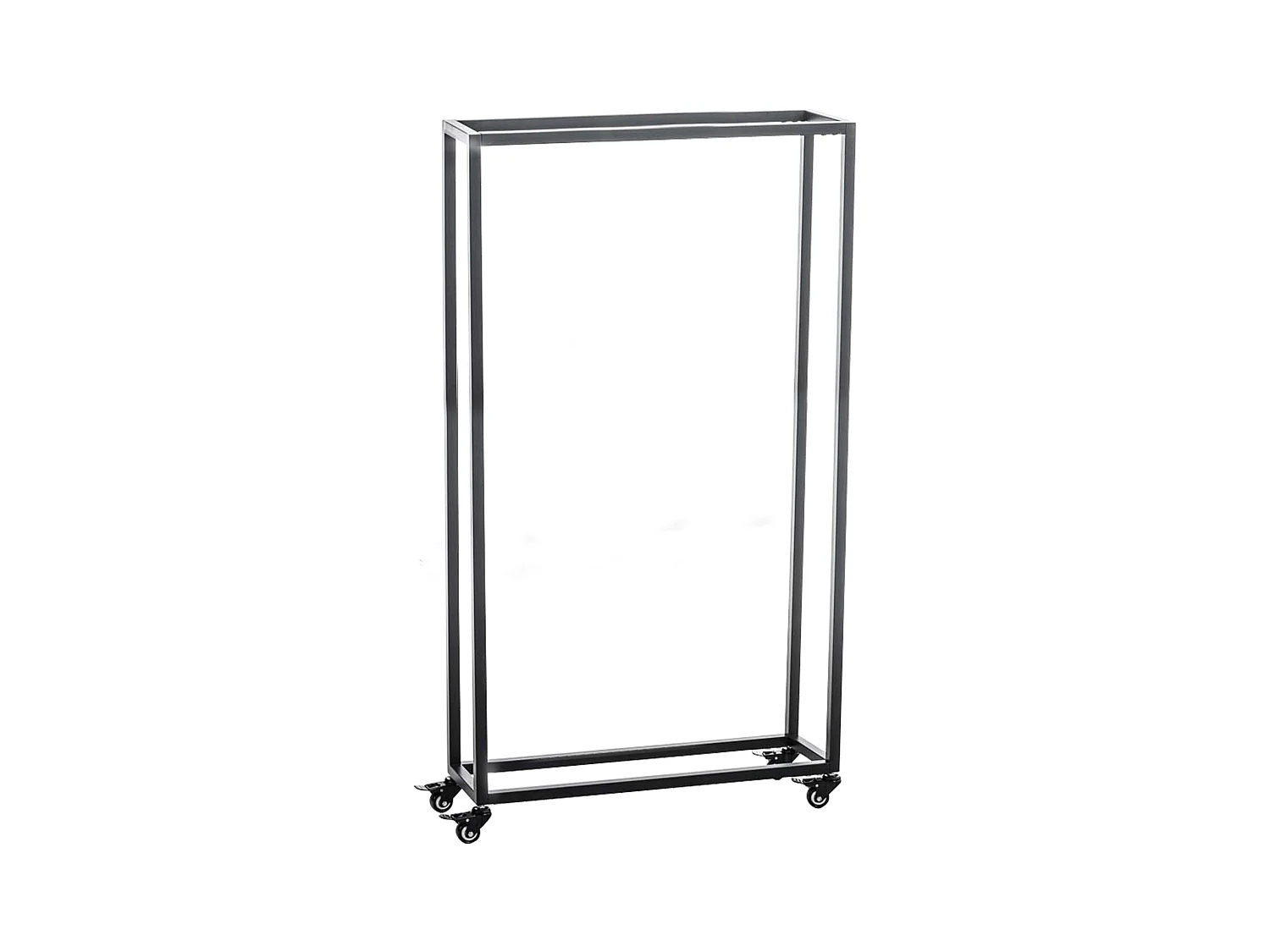 Range-bûches étagère support bois métal marron 60 x 25 x 150 cm 10_0003531