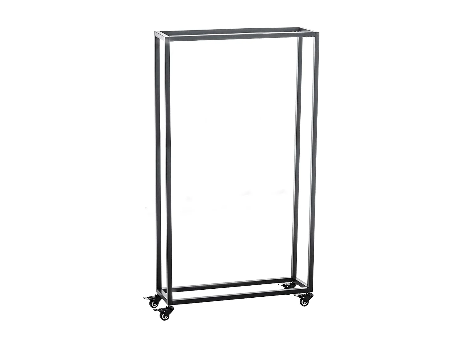 Range-bûches étagère support bois métal marron 60 x 25 x 150 cm 10_0003531