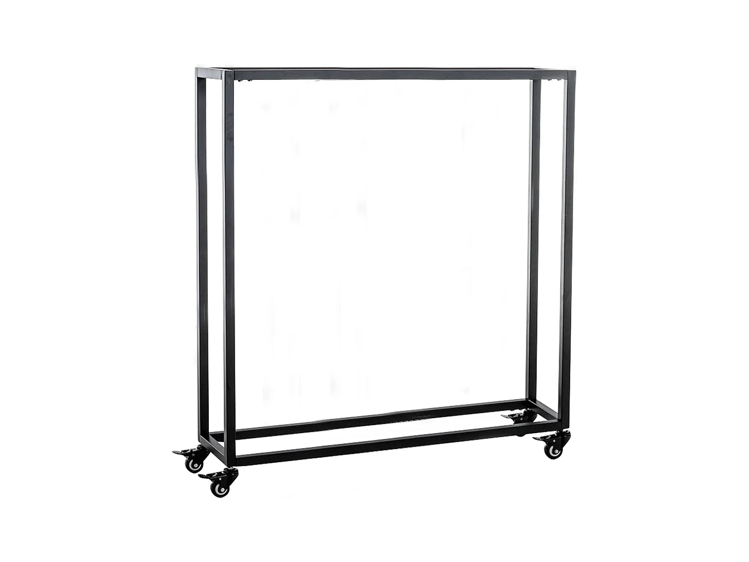 Range-bûches étagère support bois métal marron 80 x 25 x 100 cm 10_0003532