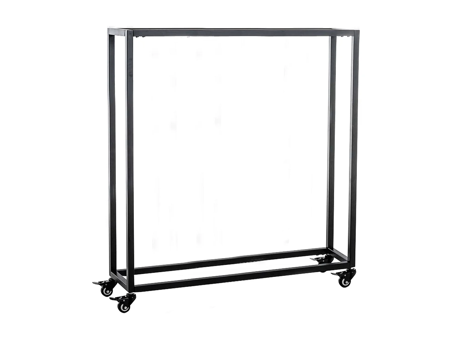 Range-bûches étagère support bois métal marron 80 x 25 x 100 cm 10_0003532