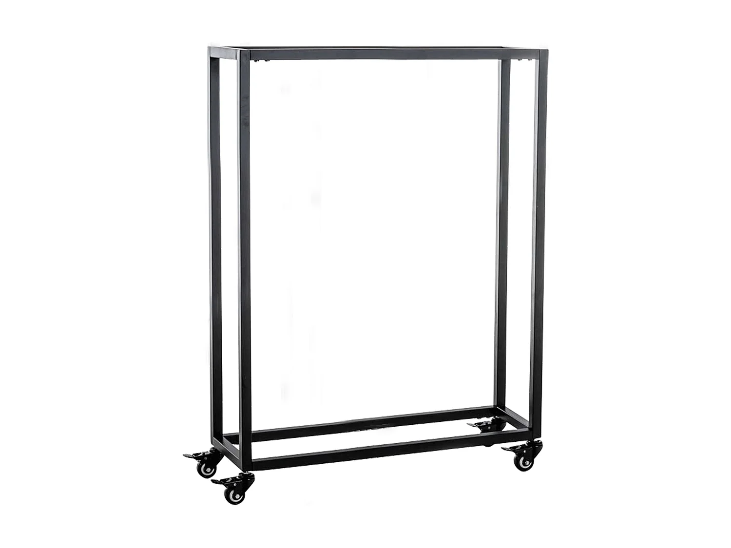 Range-bûches étagère support bois métal marron 60 x 25 x 100 cm 10_0003530