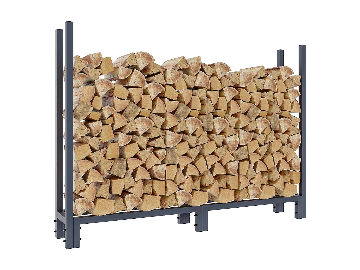 Support à bûches avec 160 x 25 x 115 cm 10_0003517