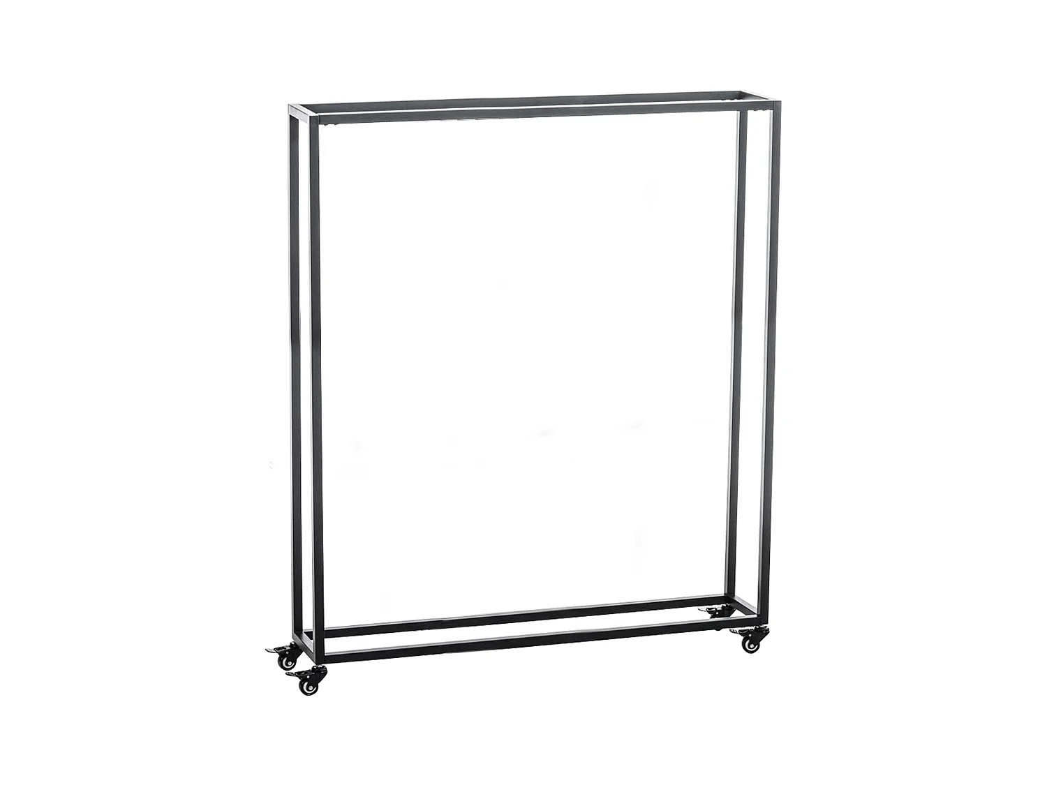 Range-bûches étagère support bois métal marron 100 x 25 x 150 cm 10_0003527