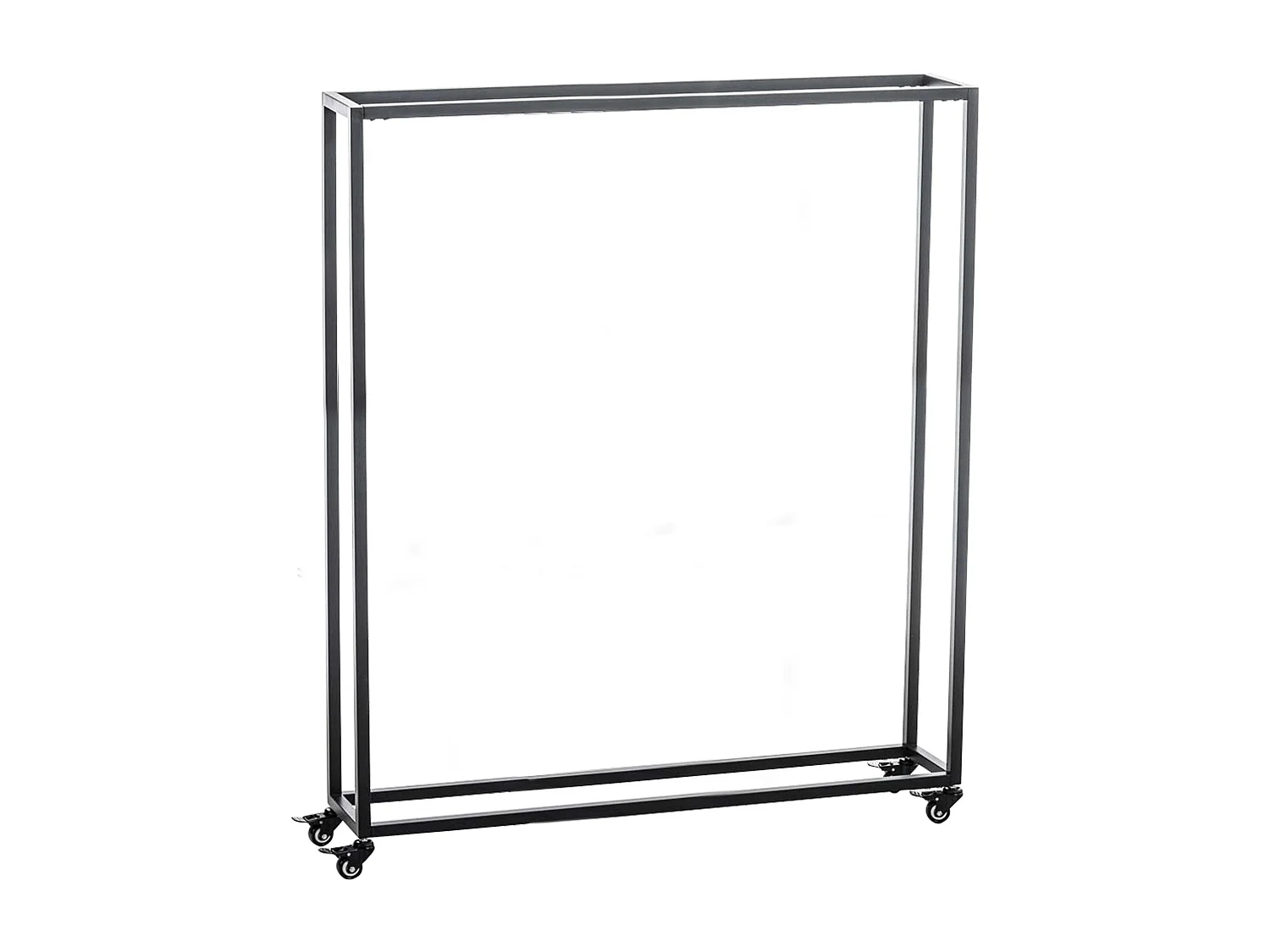 Range-bûches étagère support bois métal marron 100 x 25 x 150 cm 10_0003527