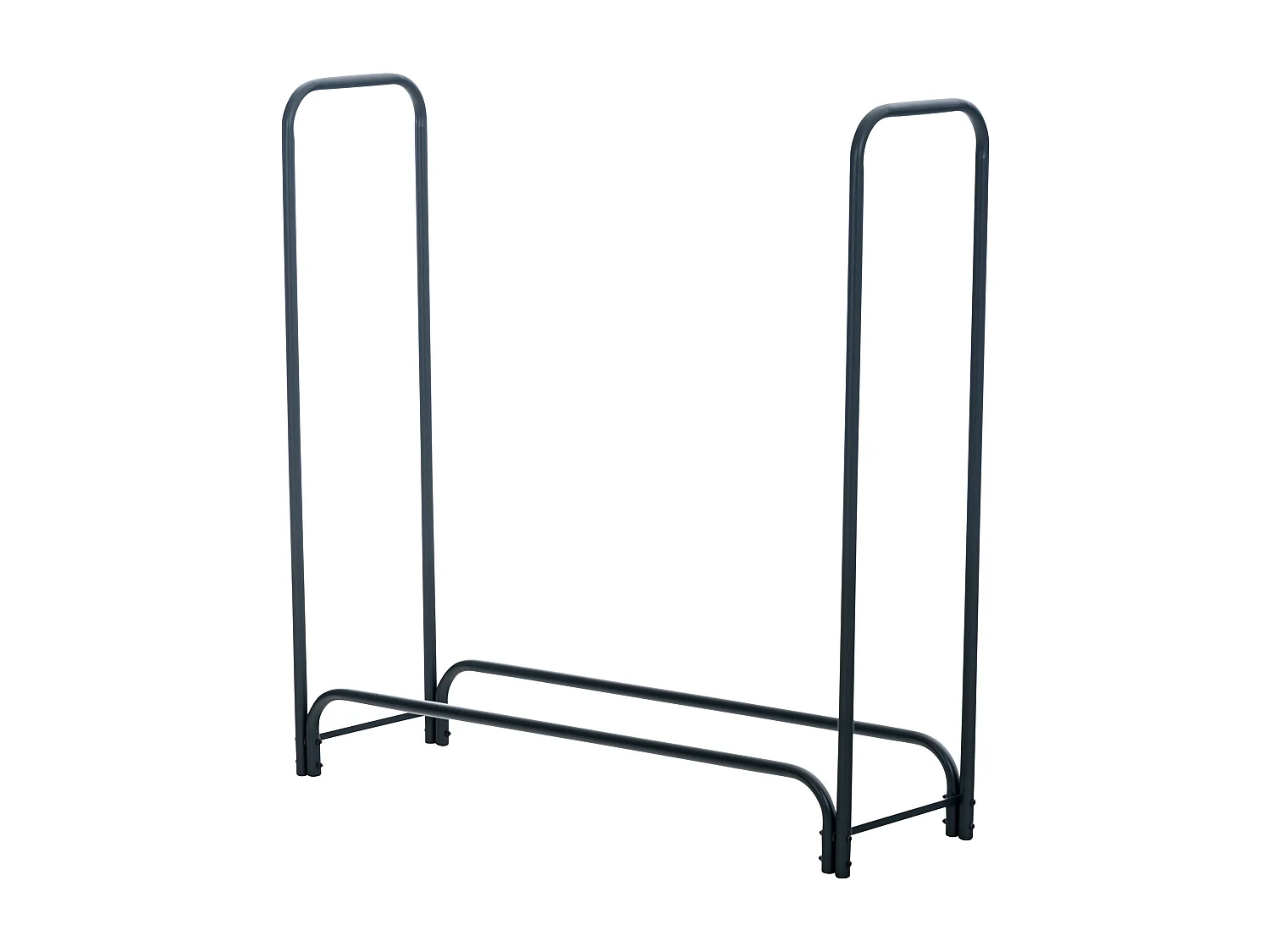 Range-bûches porte-bois de cheminée métal marron 120 x 36 x 120 cm 10_0003581