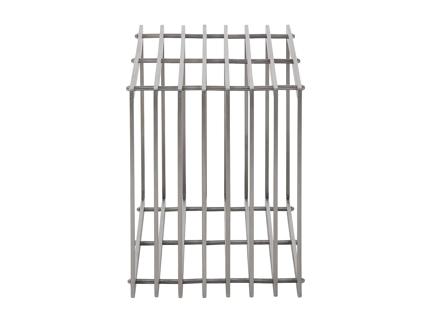 Range-bûches étagère support bois argenté 50 x 40 x 150 cm 10_0003538