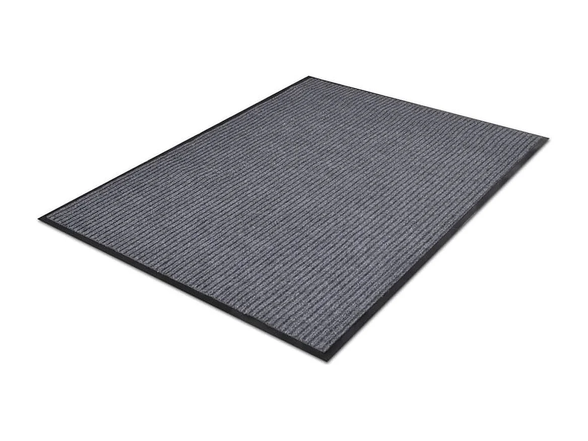 Tapis d'entrée paillasson PVC PVC grise 120 x 90 x cm DEC023122