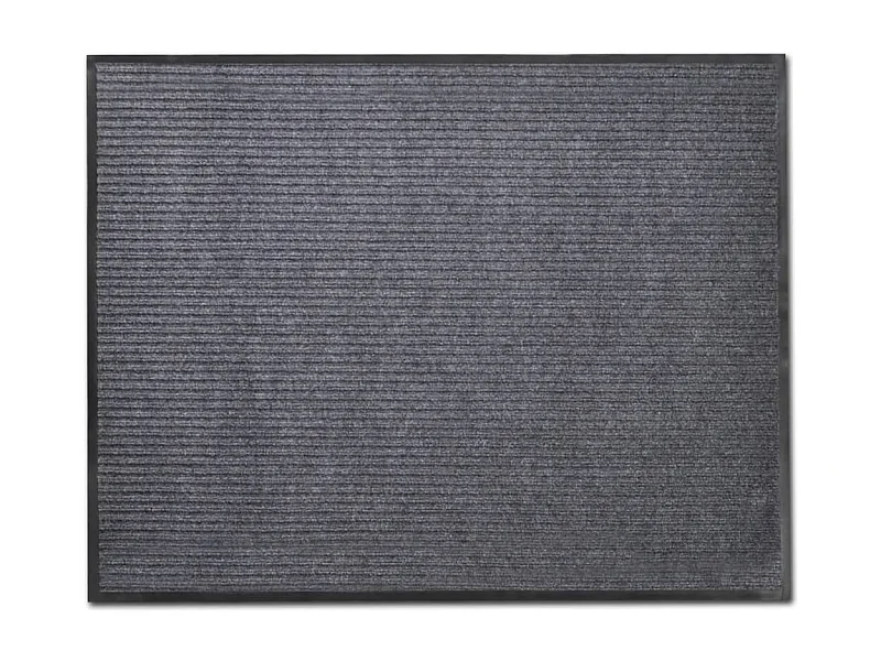 Tapis d'entrée paillasson PVC PVC grise 120 x 90 x cm DEC023122
