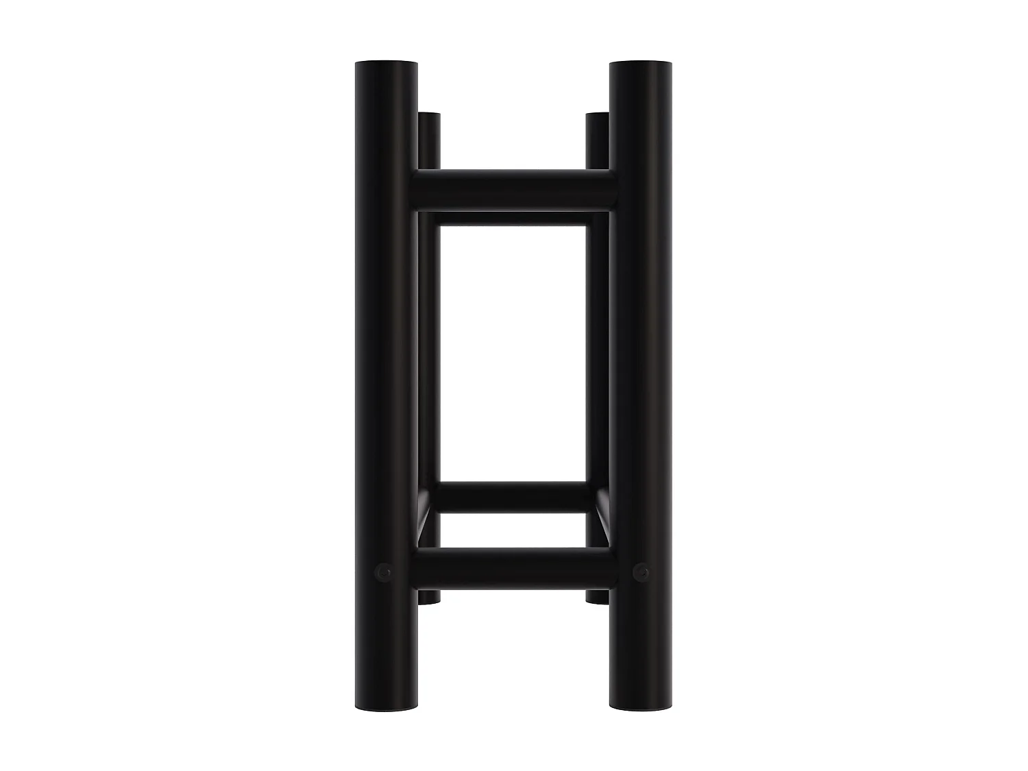 Range-bûches support bois de métal marron 60 x 30 x 60 cm 10_0003570