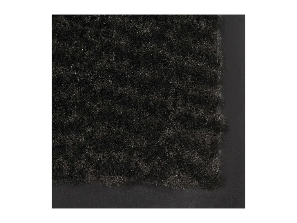 Lot de 2 paillassons noire 90 x 150 x cm DEC023166