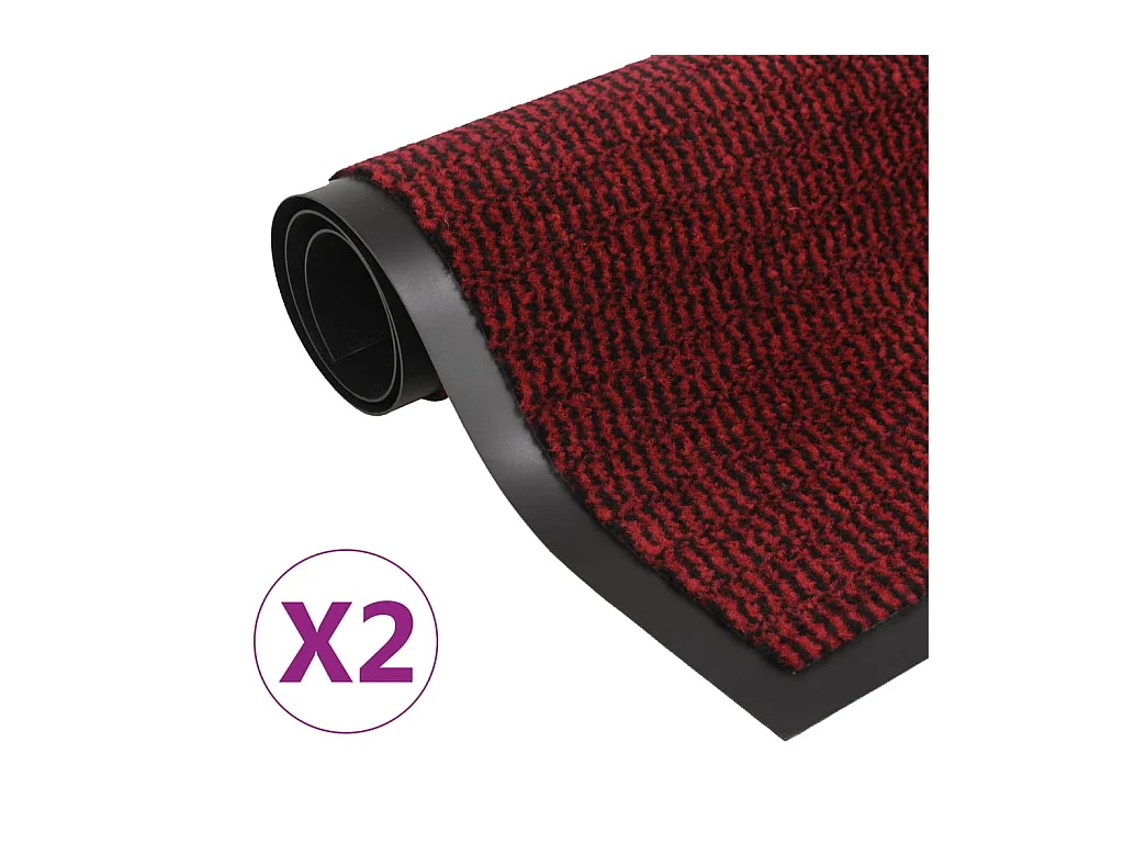 Lot de 2 paillassons 90 x 150 x cm DEC023167