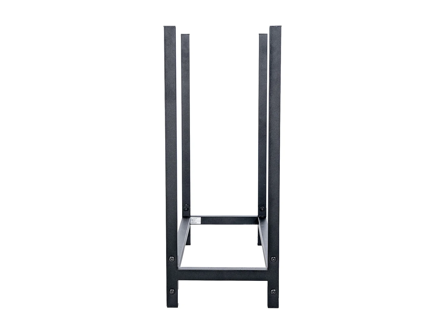 Petit range-bûches étagère support métal marron 60 x 25 x 62 cm 10_0003534