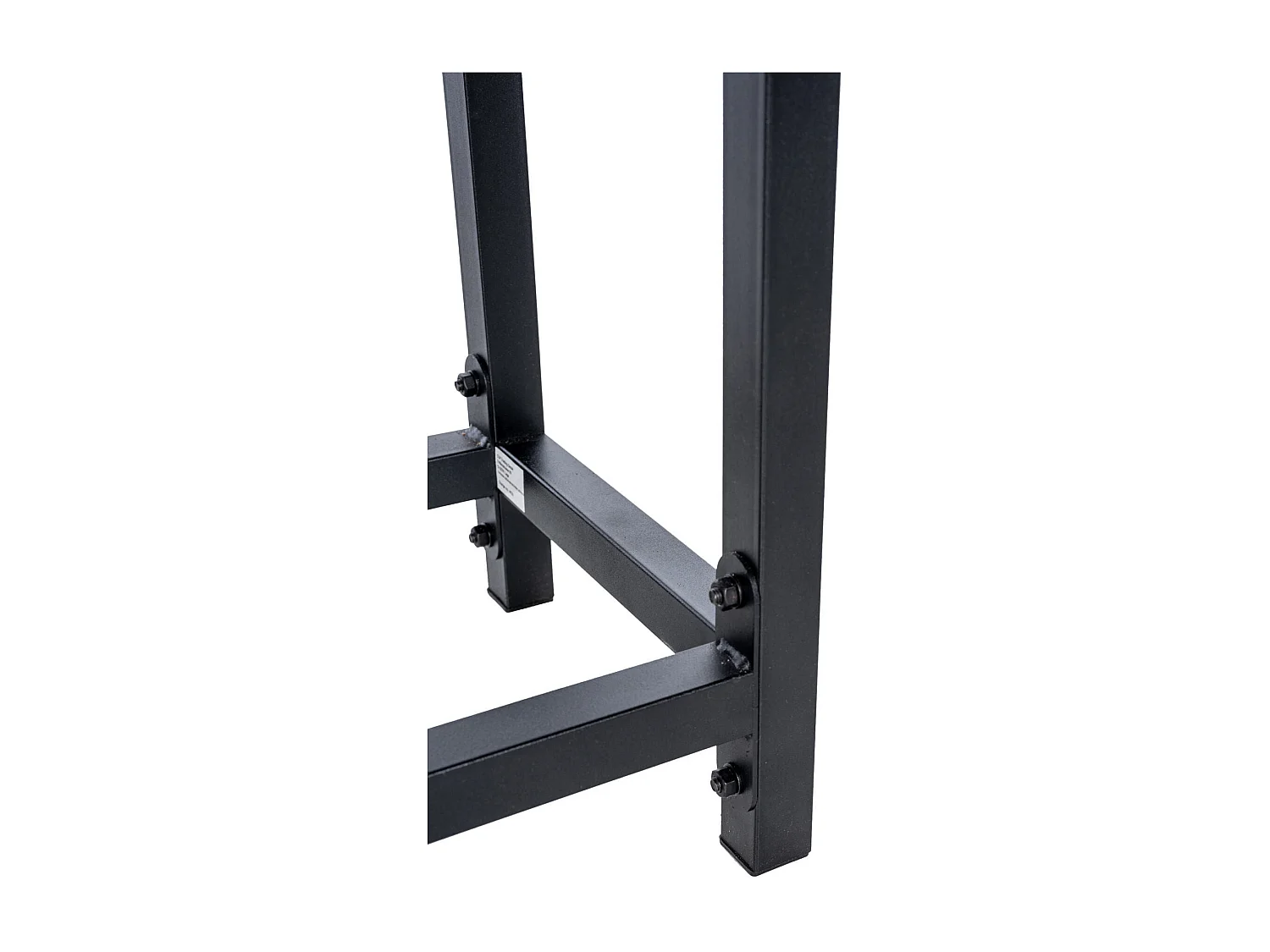 Petit range-bûches étagère support métal marron 60 x 25 x 62 cm 10_0003534