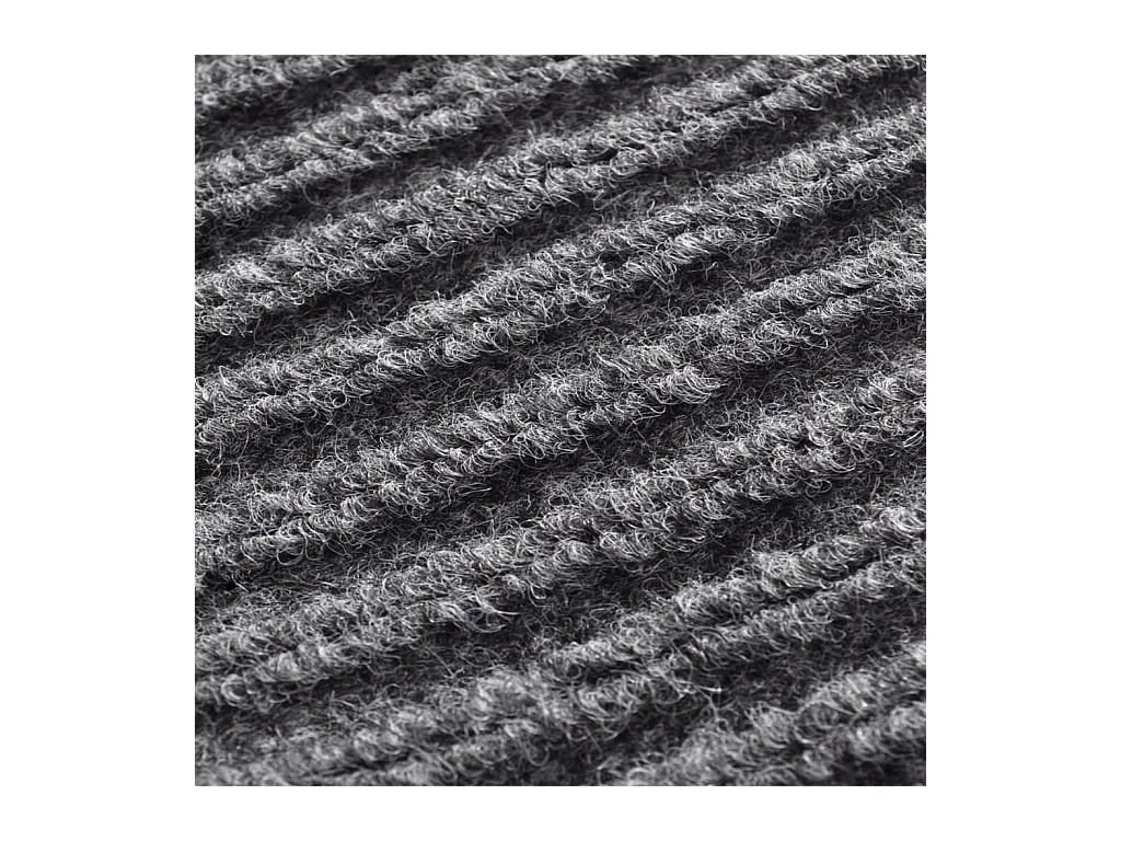 Lot de 4 paillassons PVC grise 90 x 60 x cm DEC023149