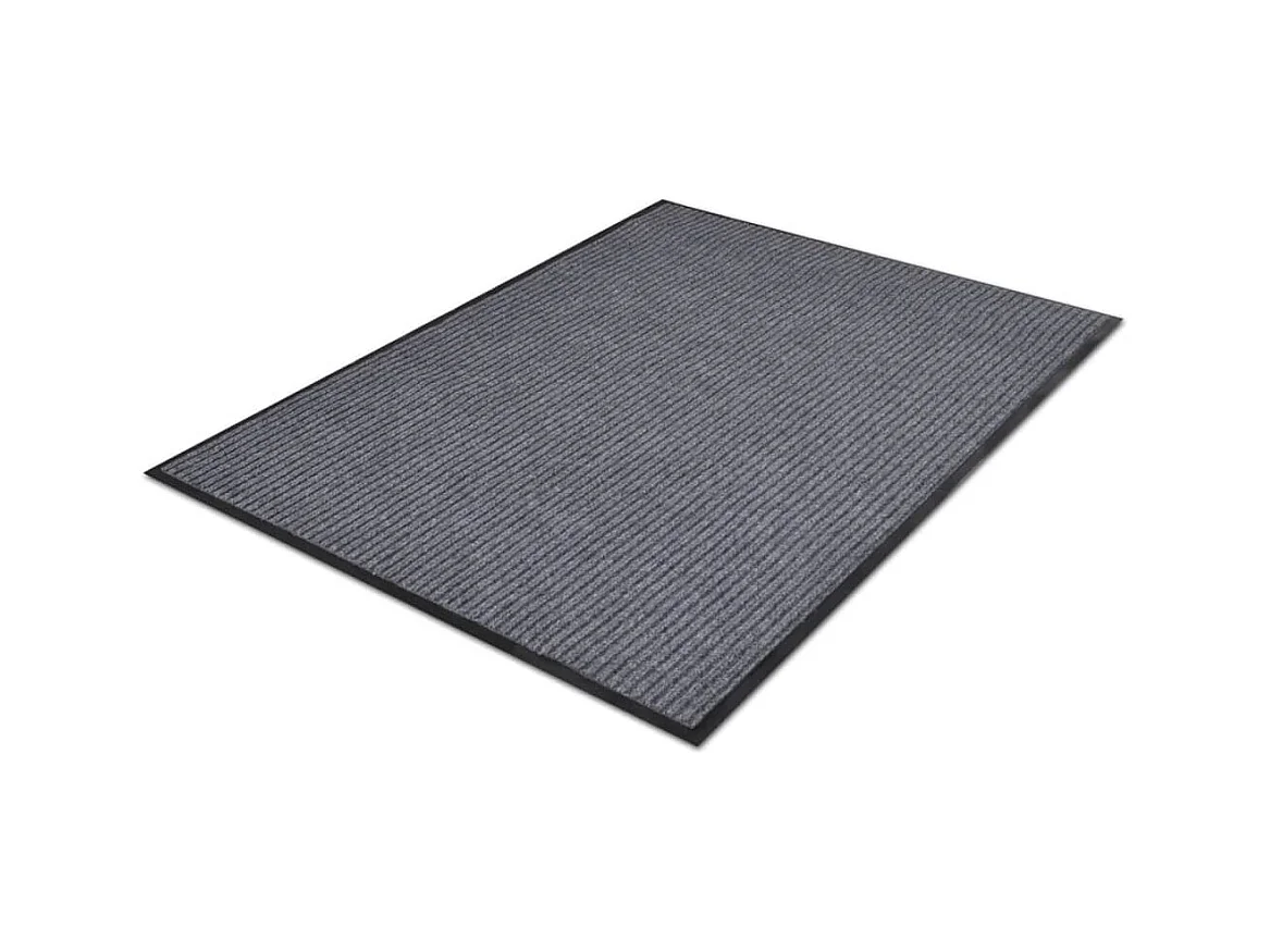 Lot de 4 paillassons PVC grise 90 x 60 x cm DEC023149