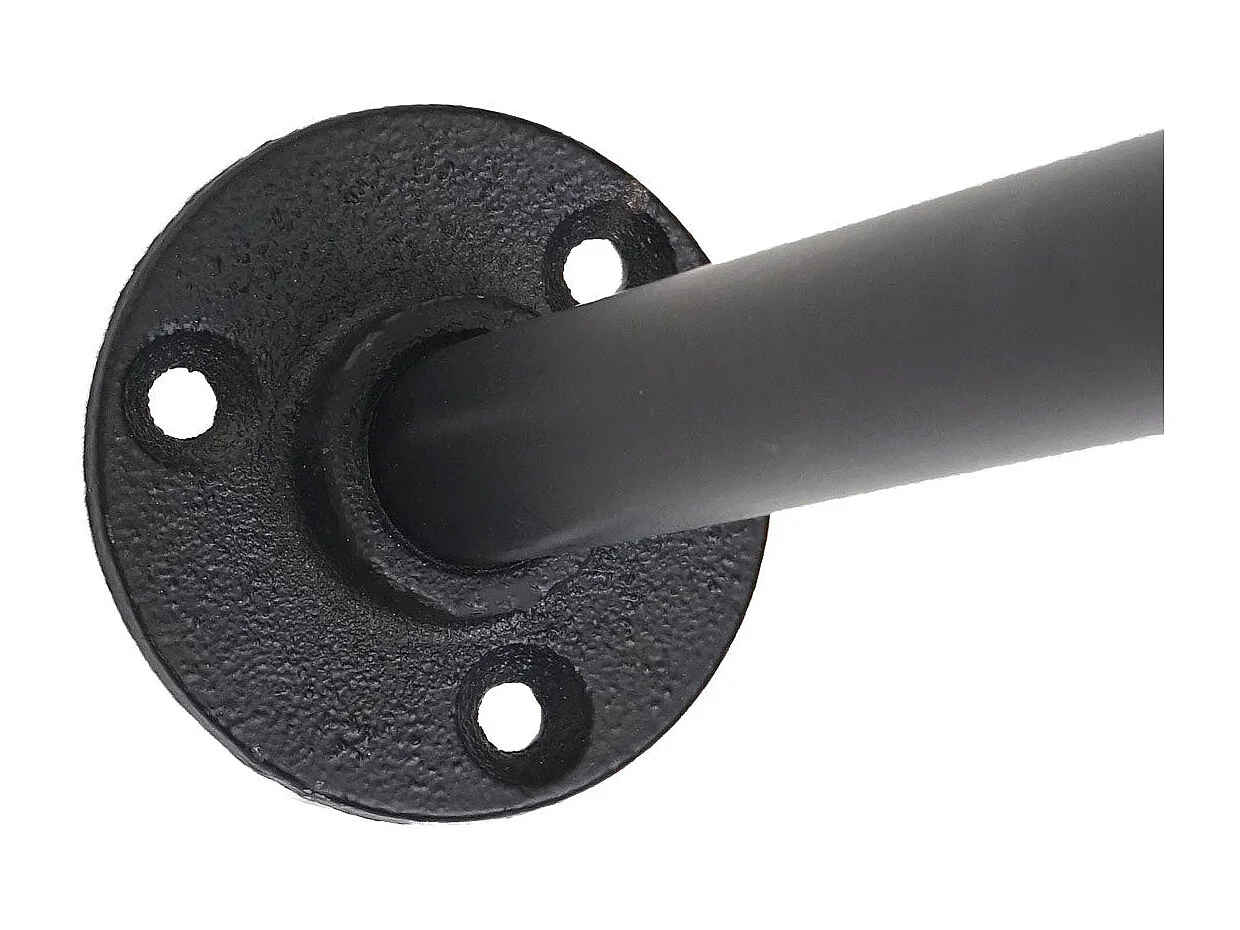 Étagère sur pieds rangement métal marron 80 x 28 x 165 cm 04_0004268