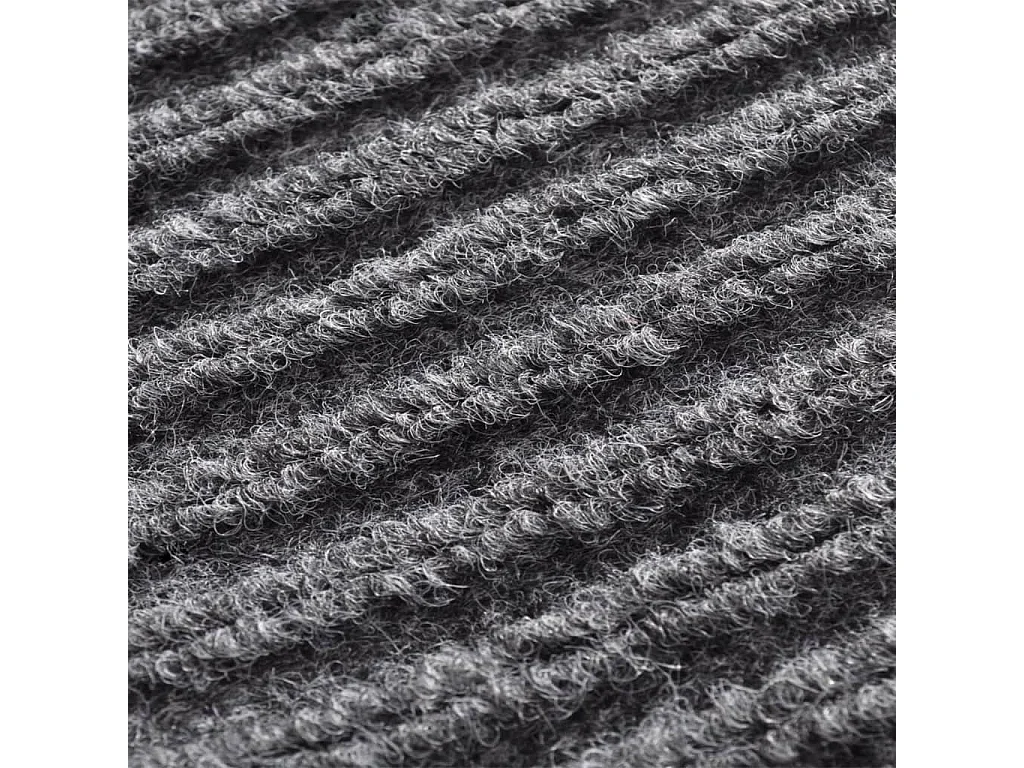 Lot de 2 paillassons PVC grise 90 x 60 x cm DEC023148