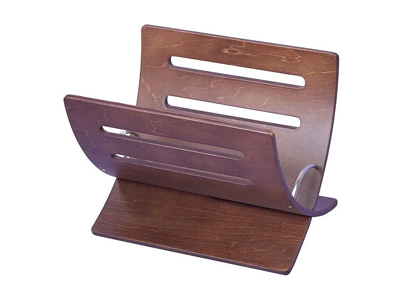 Porte revue en bois bois marron 36 x 28 x 29 cm DIV05003