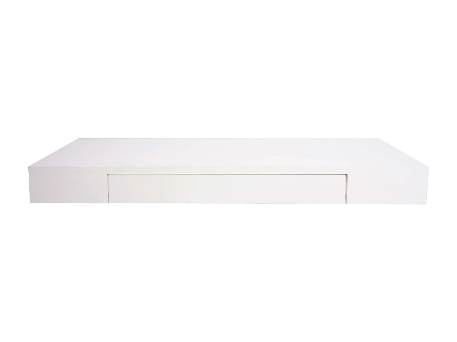 Tablette murale étagère avec bois blanche 80 x 25 x 8 cm 04_0005181