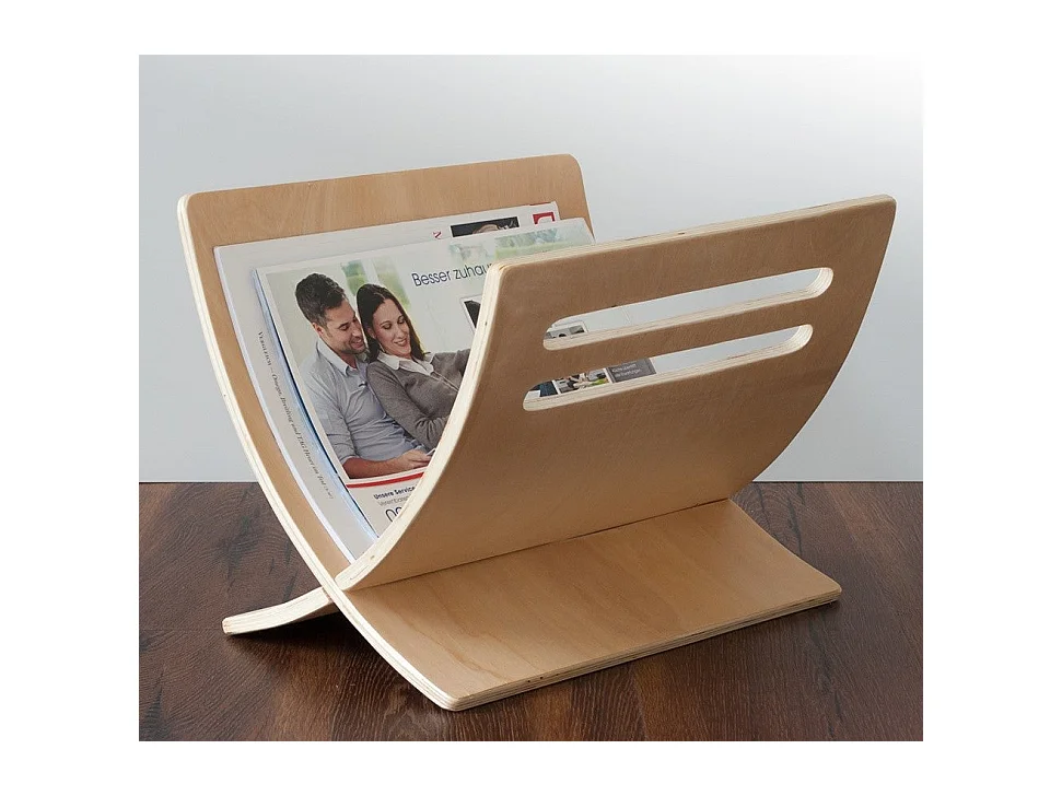 Porte revue en bois bois marron 36 x 29 x 30 cm DIV06003