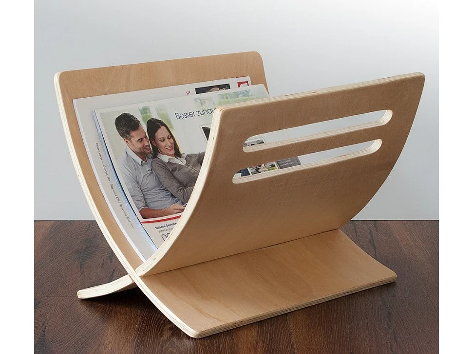 Porte revue en bois bois marron 36 x 29 x 30 cm DIV06003