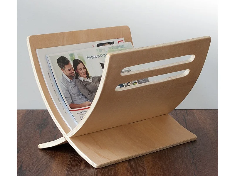 Porte revue en bois bois marron 36 x 29 x 30 cm DIV06003