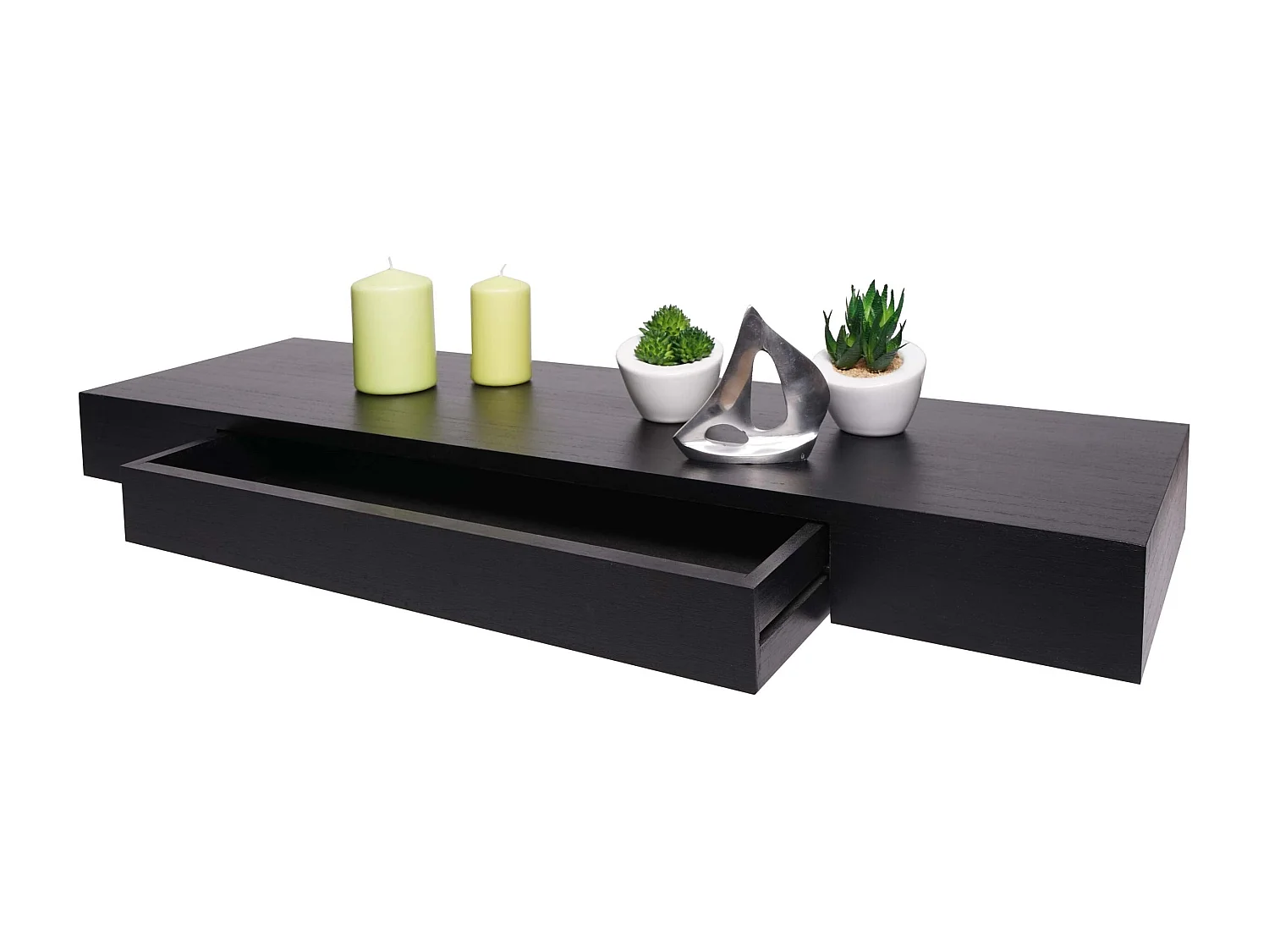 Étagère murale étagère suspendue bois marron 80 x 25 x 8 cm 04_0005152