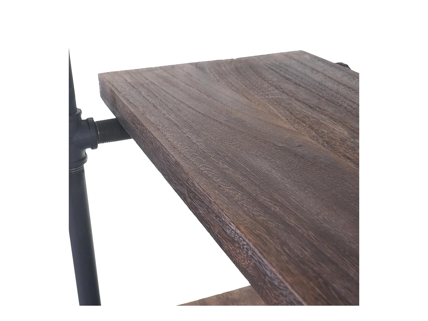 Étagère bibliothèque design industriel métal marron 80 x 28 x 165 cm 04_0005394