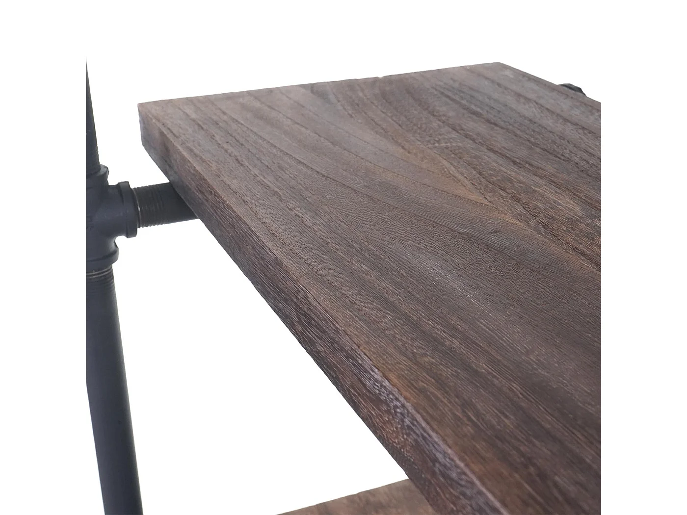 Étagère bibliothèque design industriel métal marron 80 x 28 x 165 cm 04_0005394