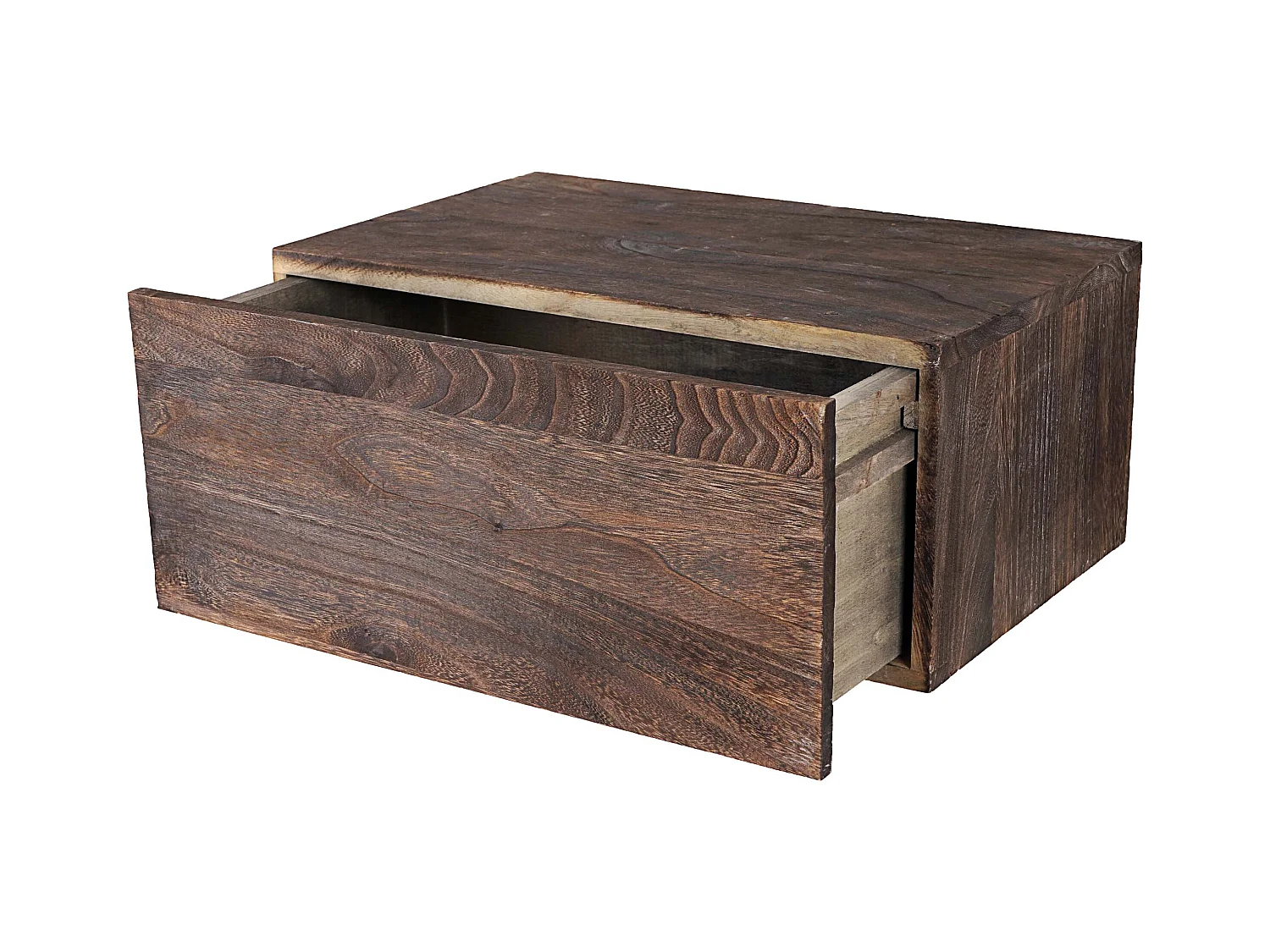 Étagère murale à tiroir marron 46 x 30 x 21 cm 04_0005175