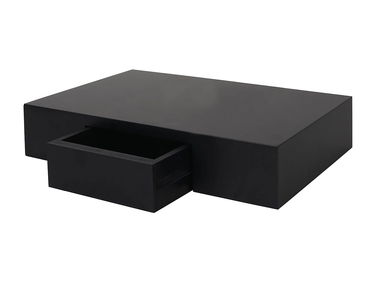 Étagère murale suspendue avec noire 40 x 25 x 8 cm 04_0005681