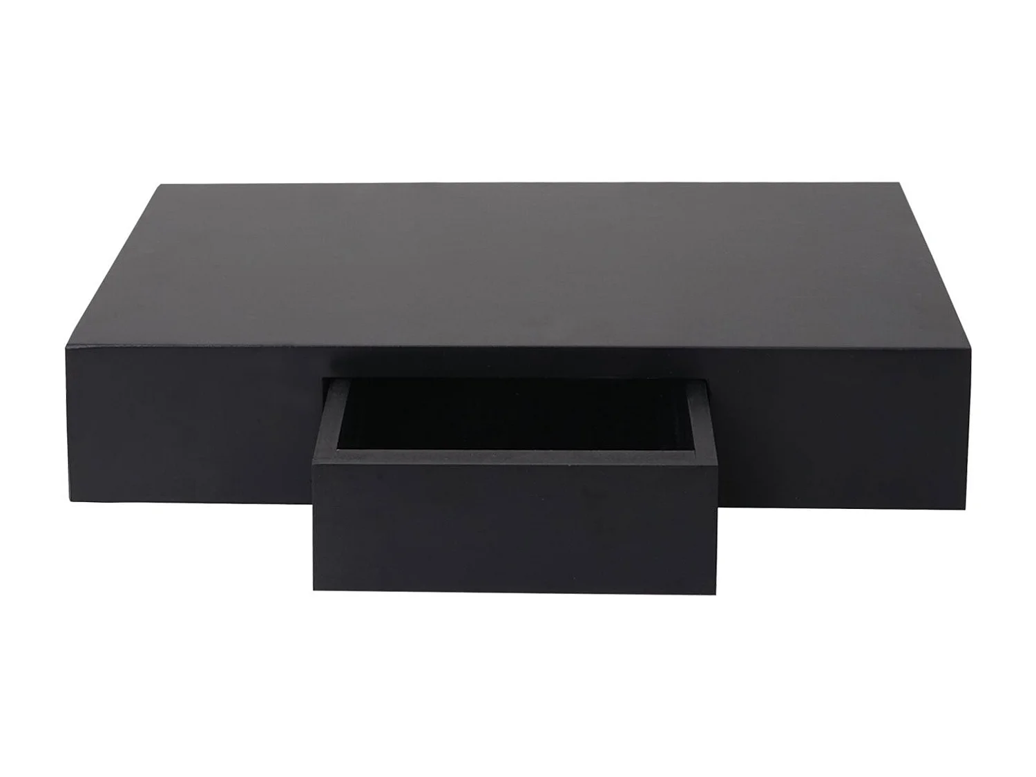 Étagère murale suspendue avec noire 40 x 25 x 8 cm 04_0005681