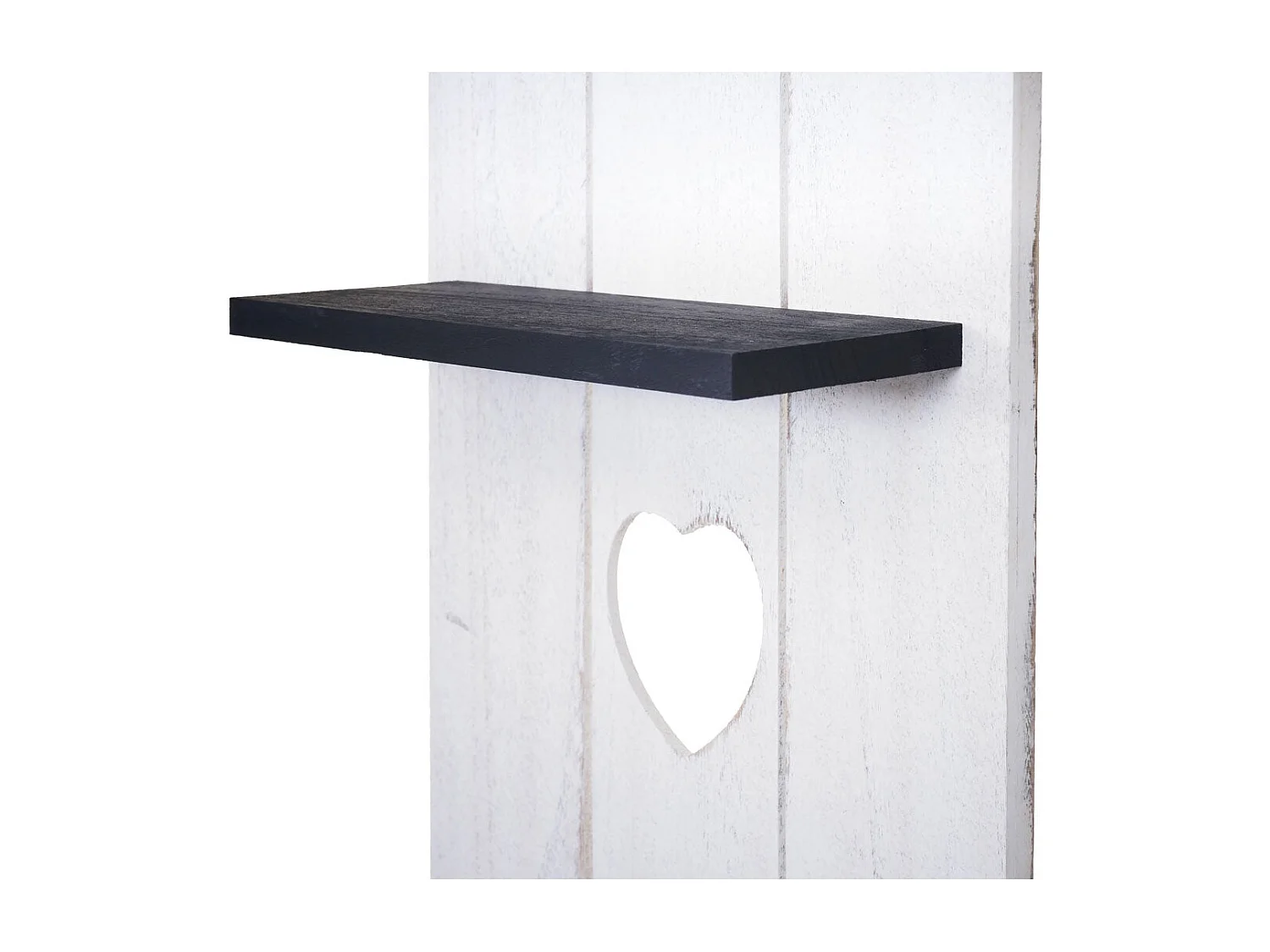 Étagère murale en bois bois blanche 33 x 13.5 x 150 cm 04_0005178