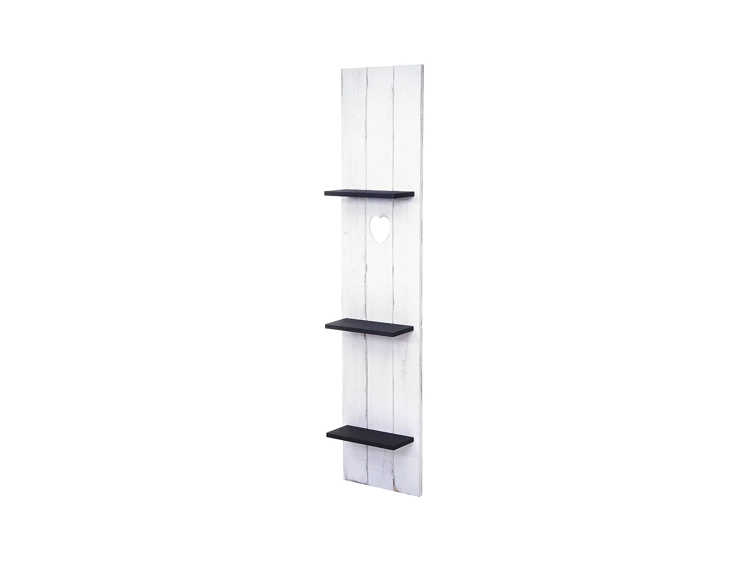 Étagère murale en bois bois blanche 33 x 13.5 x 150 cm 04_0005178