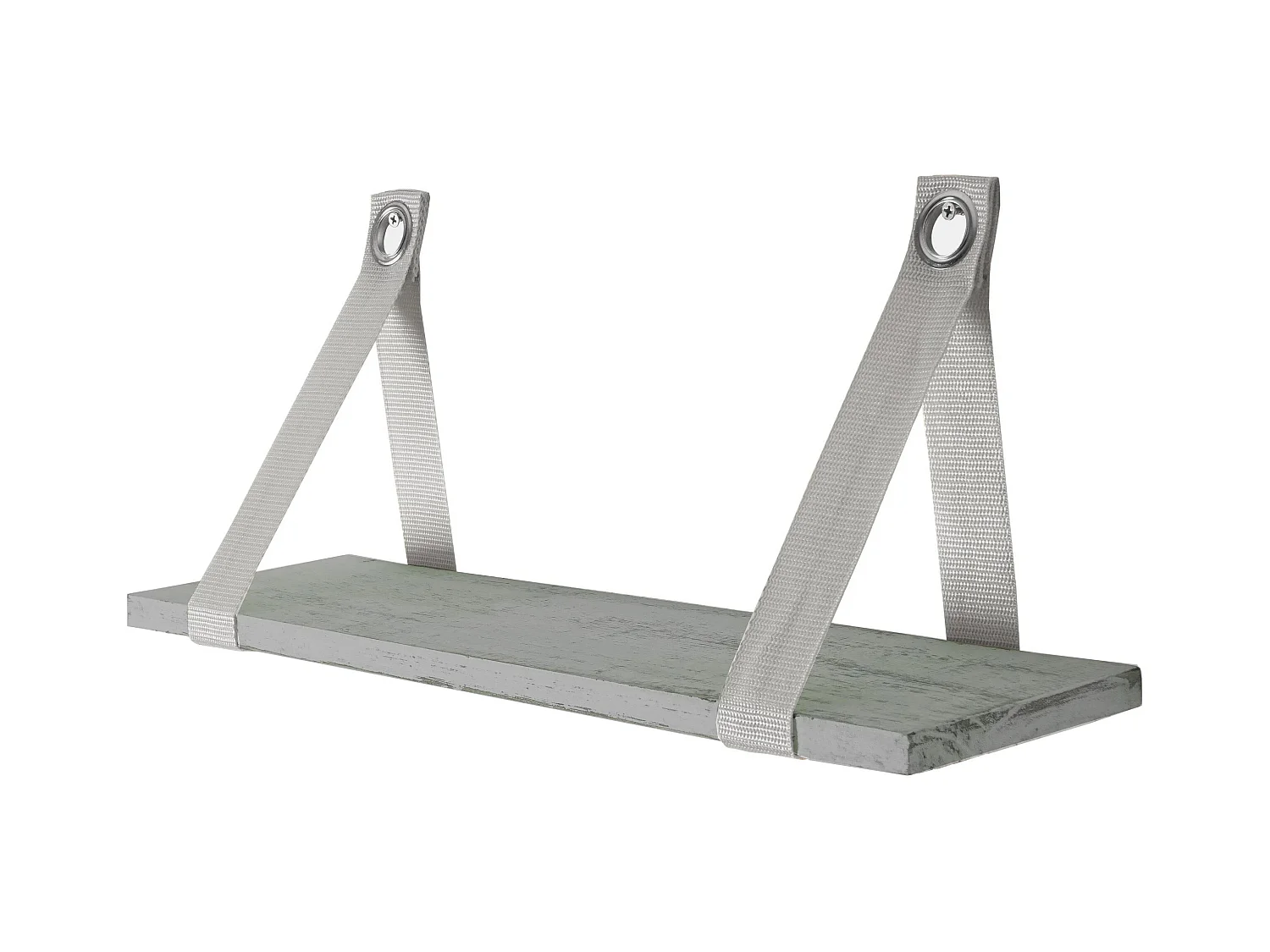 Étagère murale suspendue en bois marron 49.5 x 13 x 20.5 cm 04_0005185