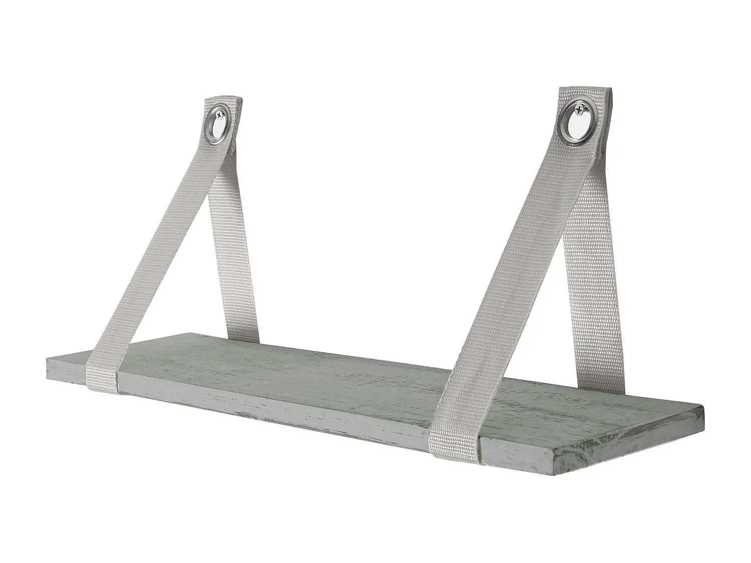 Étagère murale suspendue en bois marron 49.5 x 13 x 20.5 cm 04_0005185