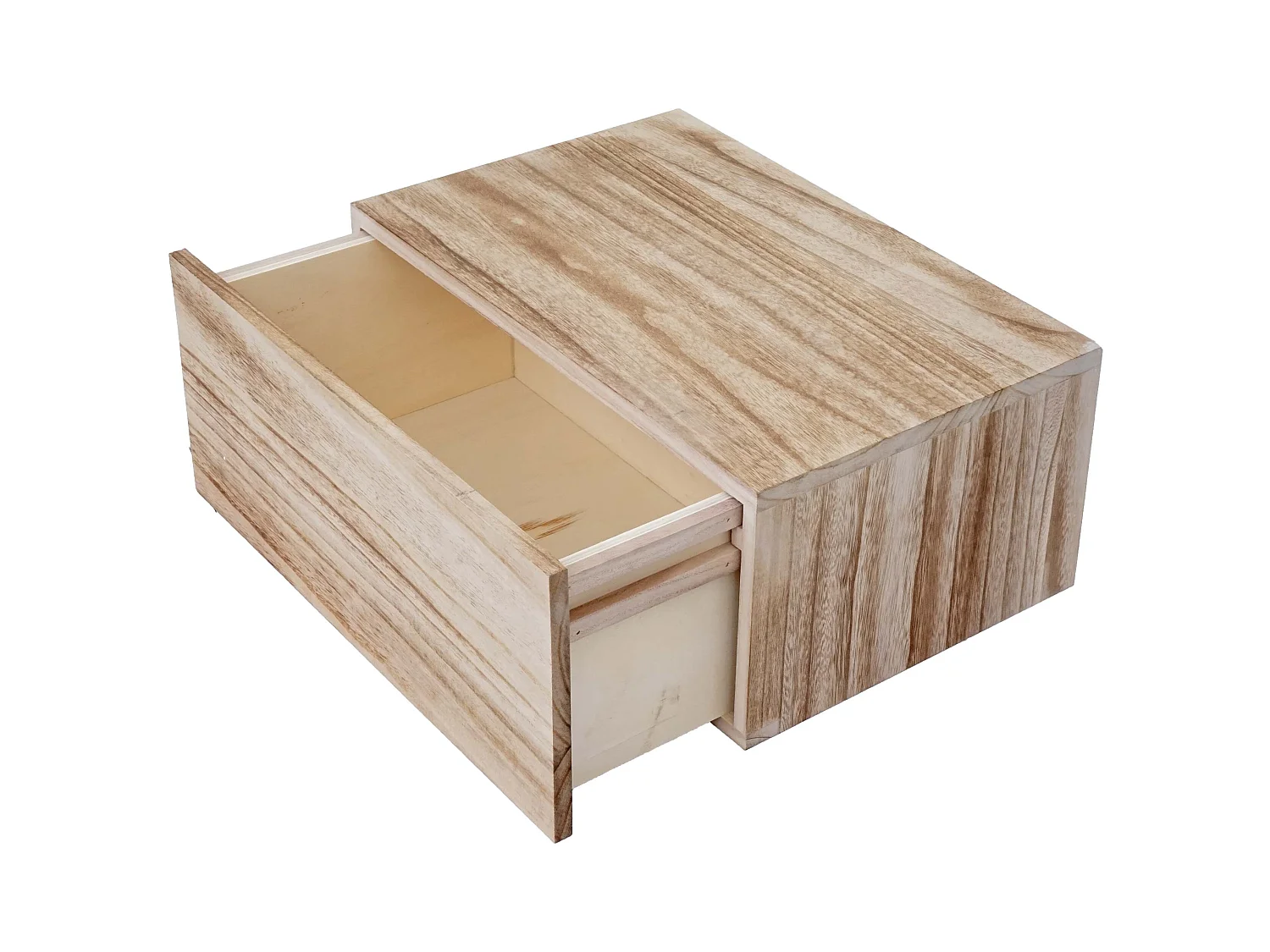 Étagère murale à tiroir marron 46 x 30 x 21 cm 04_0005174