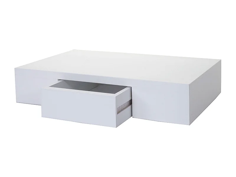 Étagère murale suspendue avec blanche 40 x 25 x 8 cm 04_0005679