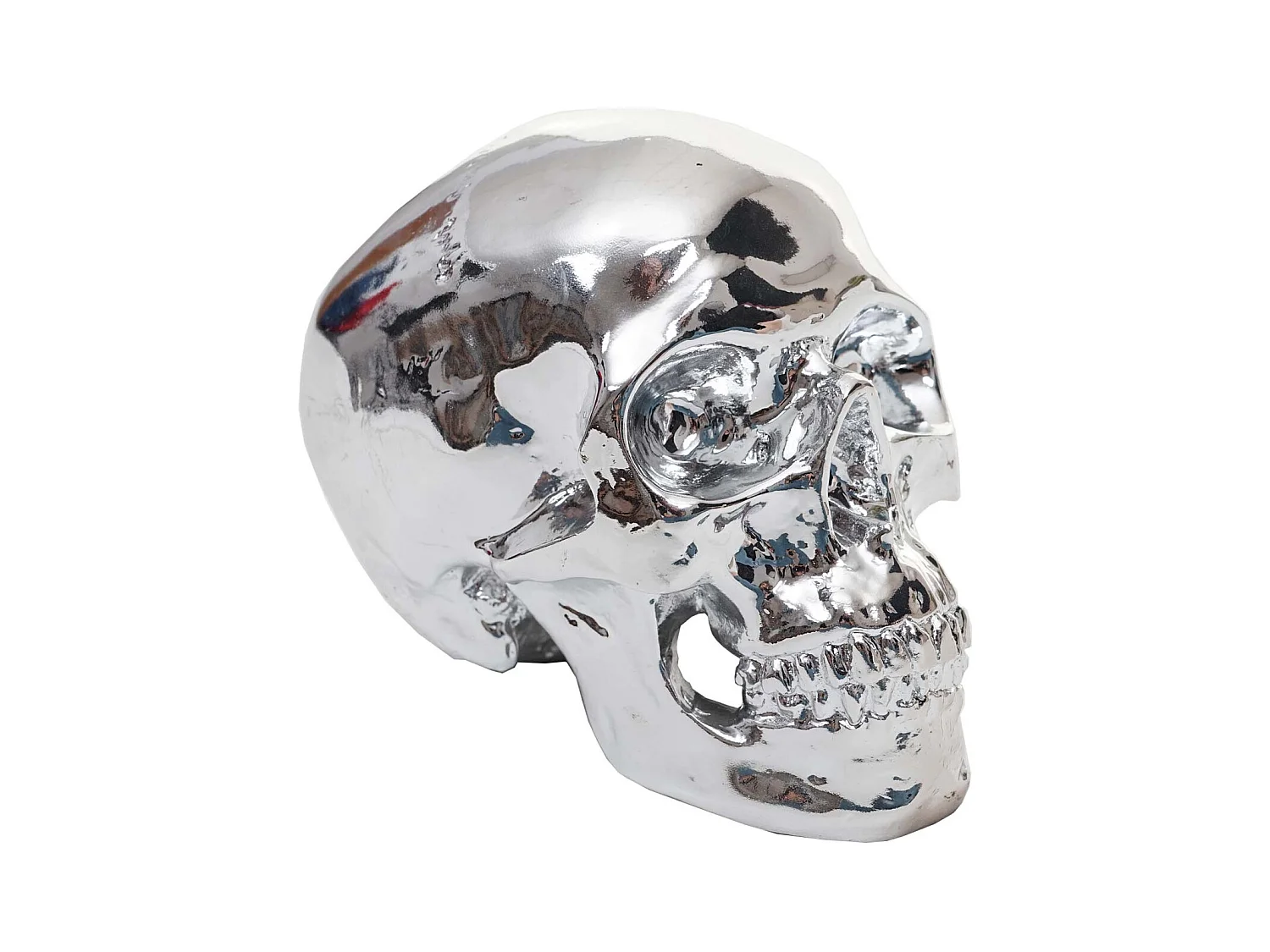 Crâne décoratif sculpture en résine 12.5 x 18 x 15 cm 04_0002839