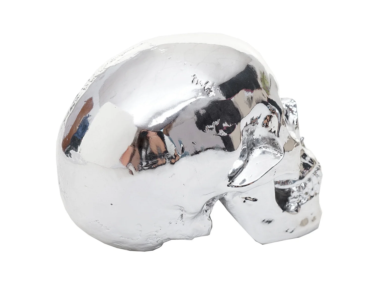 Crâne décoratif sculpture en résine 12.5 x 18 x 15 cm 04_0002839