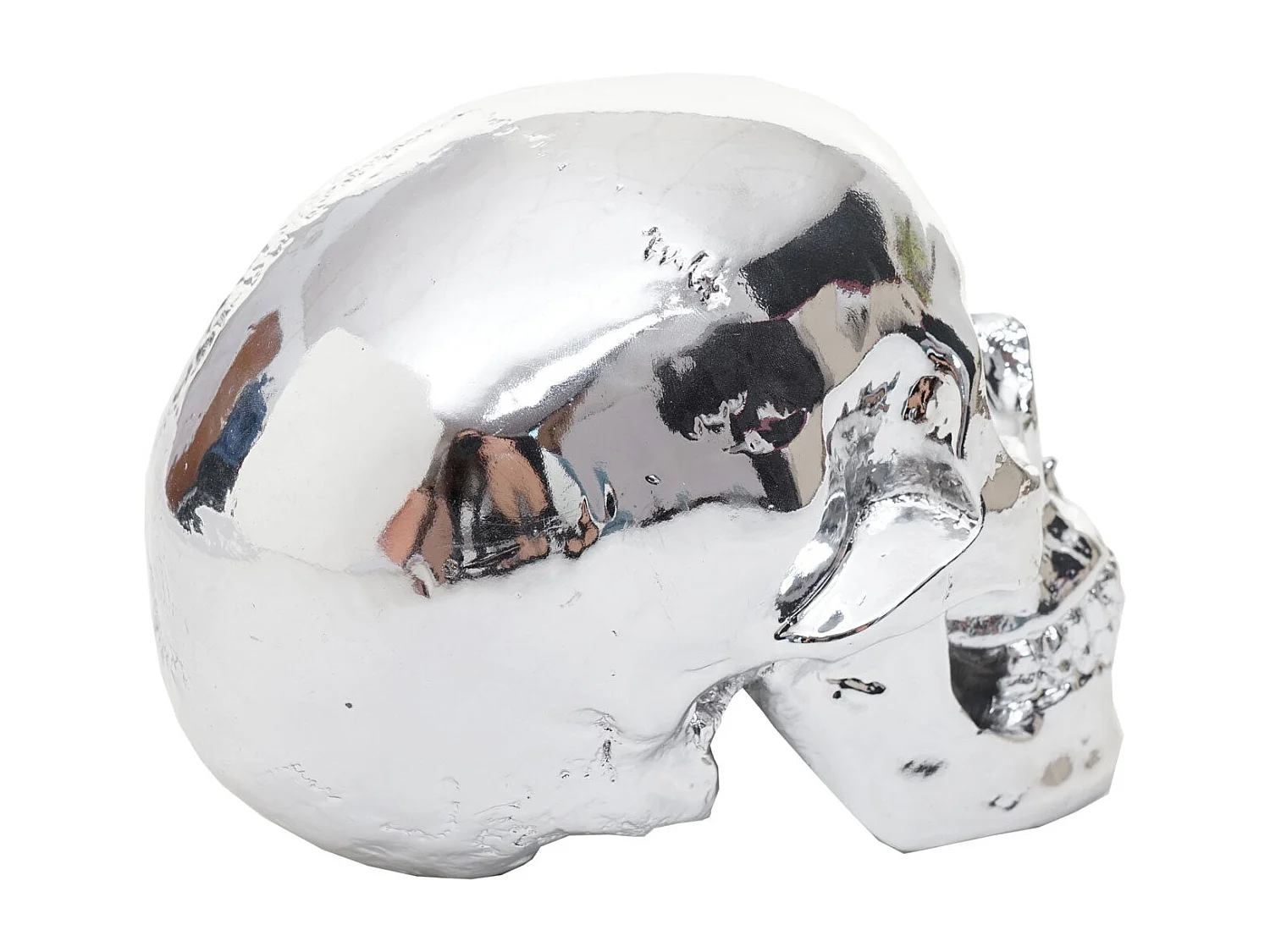 Crâne décoratif sculpture en résine 12.5 x 18 x 15 cm 04_0002839