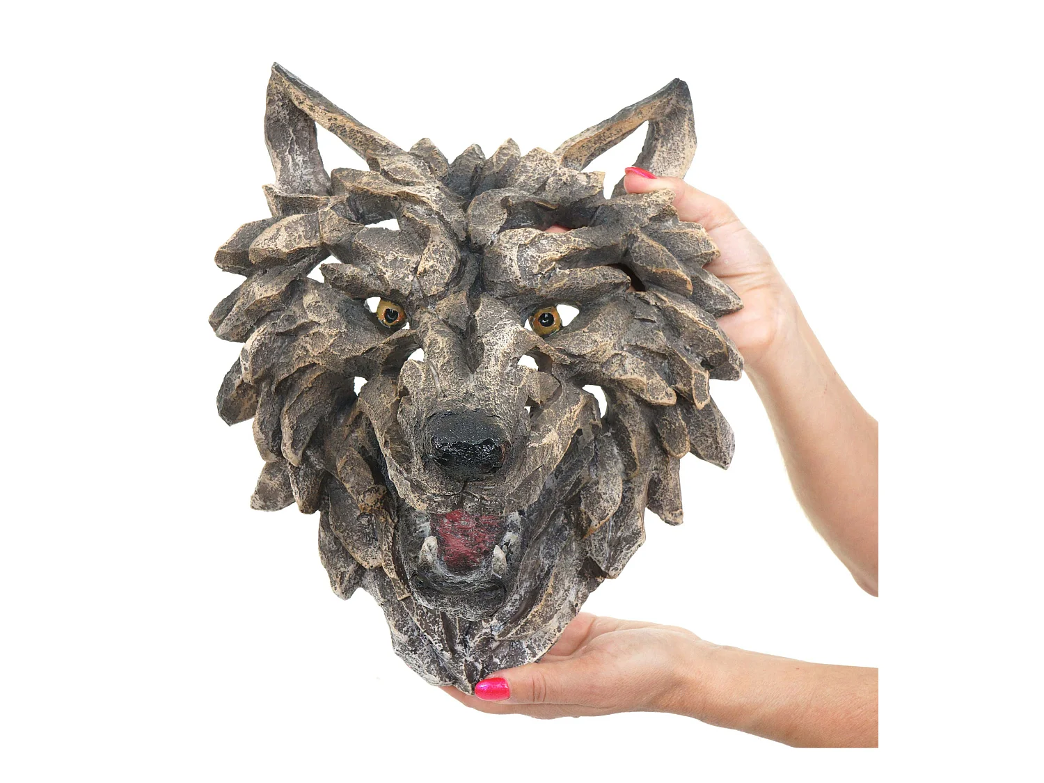 Crâne décoratif décoration murale résine 35 x 28 x 39 cm 04_0006601