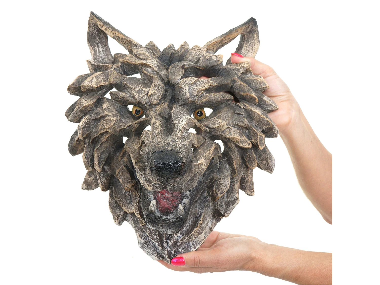 Crâne décoratif décoration murale résine 35 x 28 x 39 cm 04_0006601