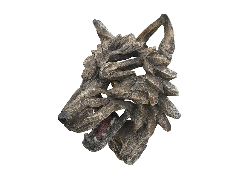 Crâne décoratif décoration murale résine 35 x 28 x 39 cm 04_0006601