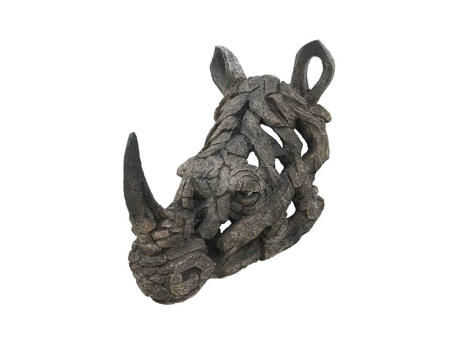 Tête de rhinocéros décorative résine 34 x 27 x 39 cm 04_0008615